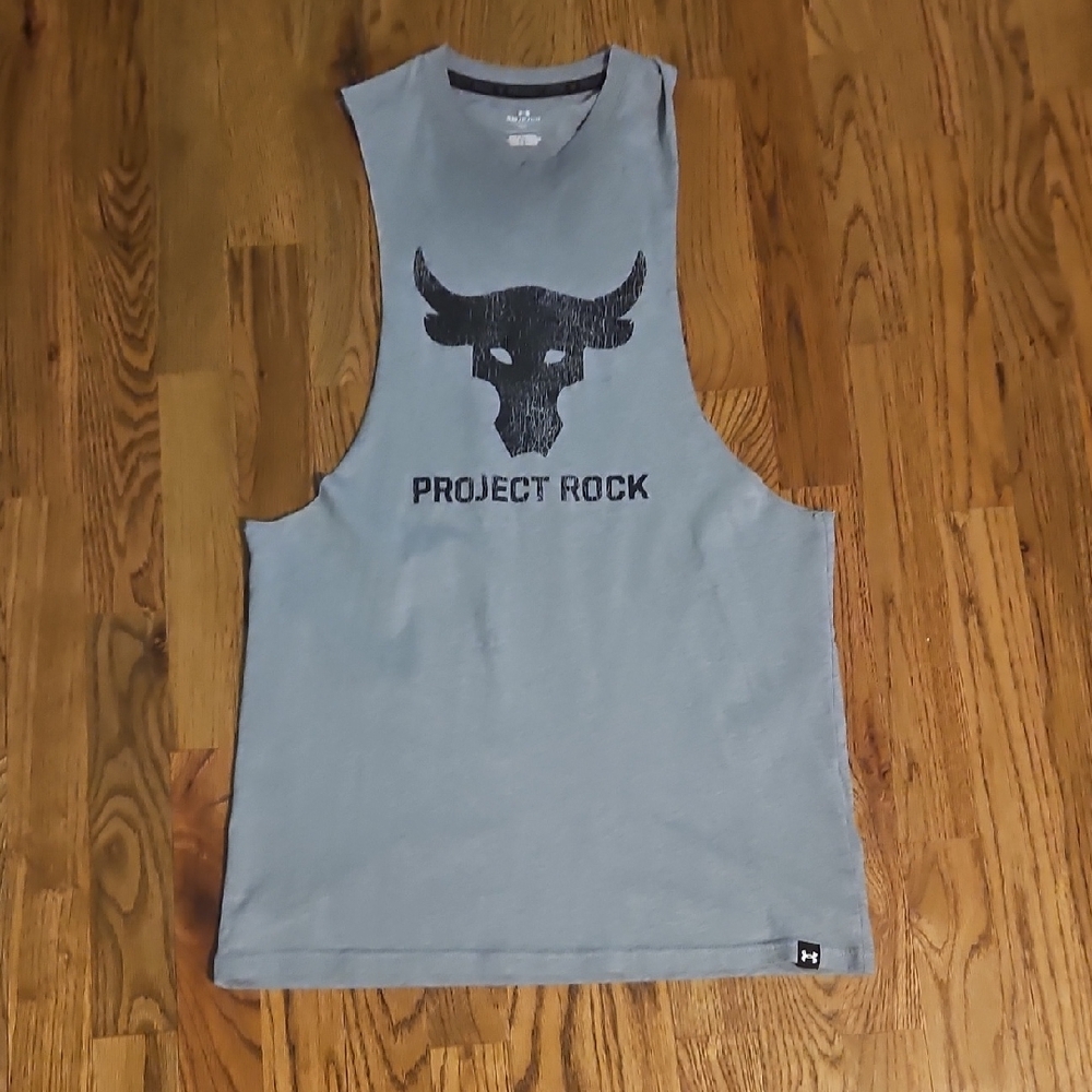Under Armour Gray Project Rock Tank Top